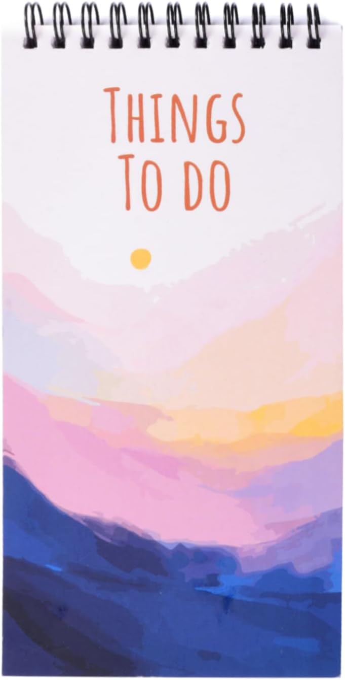 Papboo Easy to Carry To-Do List, Planner, Check list With 80 Printed Sheets Matte Finished Cover (Things Pink)