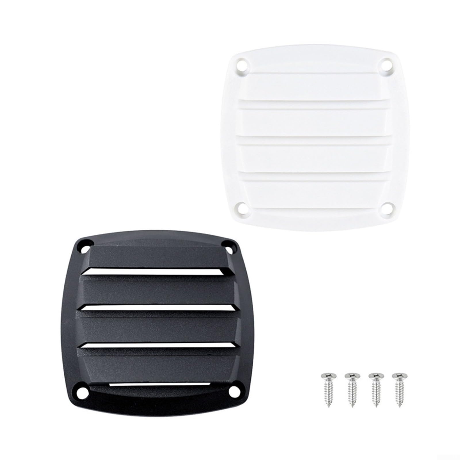 2 prese d'aria da 7,6 cm, per barche, yacht, scafo, ventilazione, design elegante, prese d'aria per barche, yacht, scafo (bianco)
