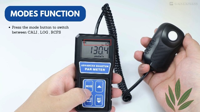 Misuratore PAR Quantum - Tester PPFD Per Piante Indoor/Outdoor - Range 0-5000 μmol/m²/sec Con Memoria - Foto 4