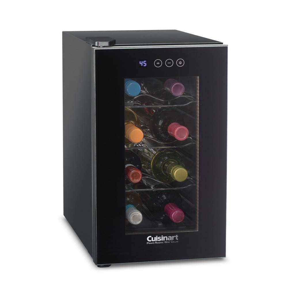 Cuisinart CWC-800CE 8 Bottle Wine Refrigerator, front view