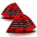 AmeriLite Taillights Red/Smoke for Mercedes BenzC Class W203 - Passenger and Driver Side