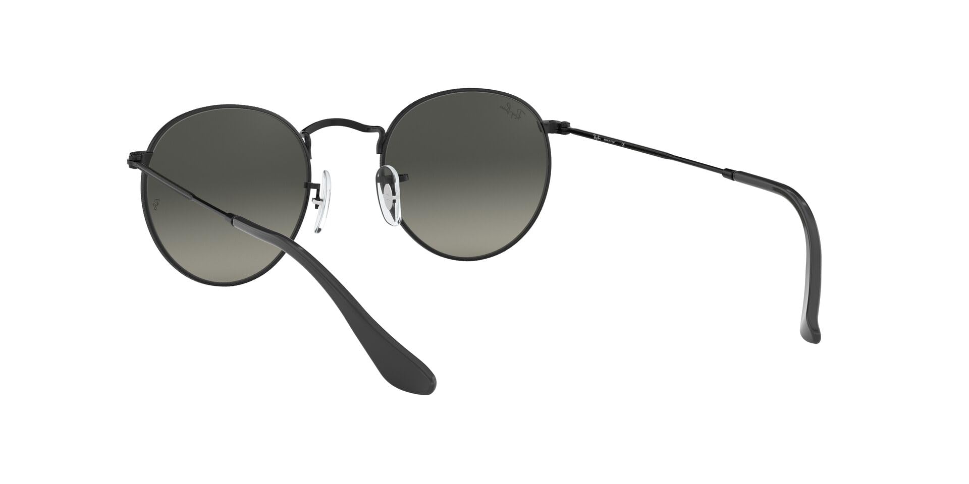 Ray-Ban Unisex-Erwachsene Round Metal RB3447N-002/71-53 Sonnenbrille, Schwarz (Black), 50