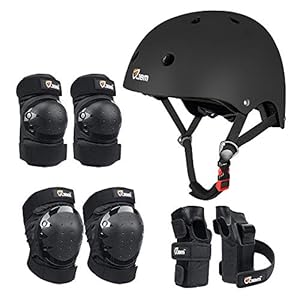 JBM Child & Adults Rider Series Protection Gear Set for Multi Sports Scooter, Skateboarding, Biking, Roller Skating…