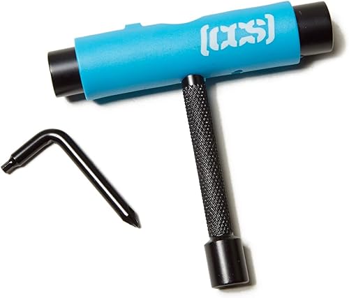 CCS Herramienta para monopatín - Herramienta T todo en uno, herramienta T de metal con archivo de agarre, o herramienta Y con reenhebrador