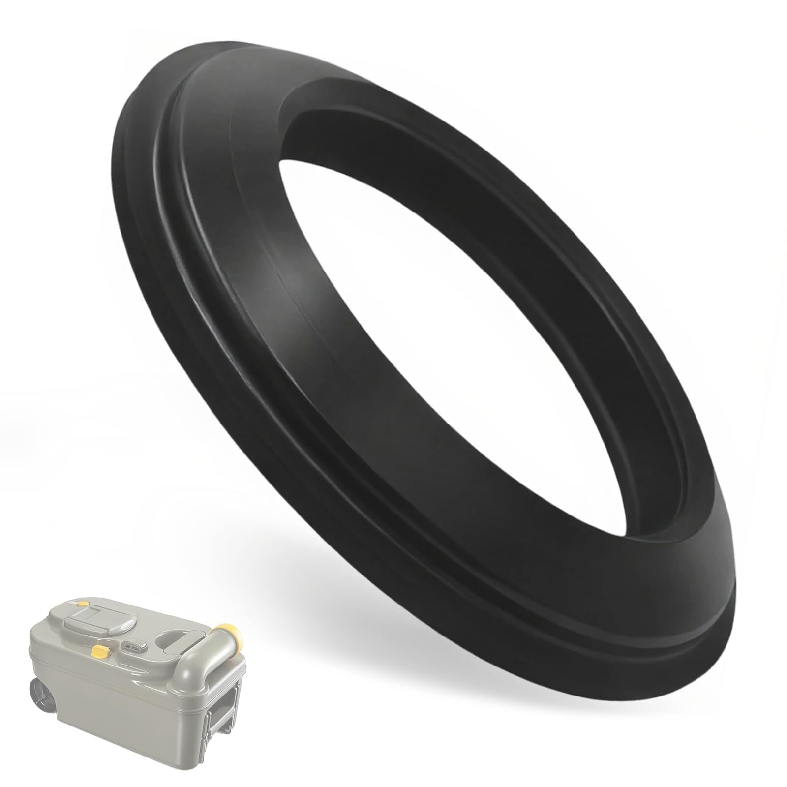 Cassette Toilet Silicone Gasket – Suitable for Thetford C200 C250 C260 C400 – Thetford Toilet Cassette Gasket, Silicone and Rubber, Leakproof, Wear-resistant, Easy to Install