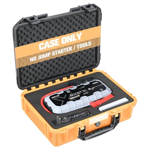 Case for NOCO Boost X GBX155 GB150 - Waterproof Hard Protective Box for 4250A/3000A UltraSafe Jump Starter | Carrying St - Detailed View