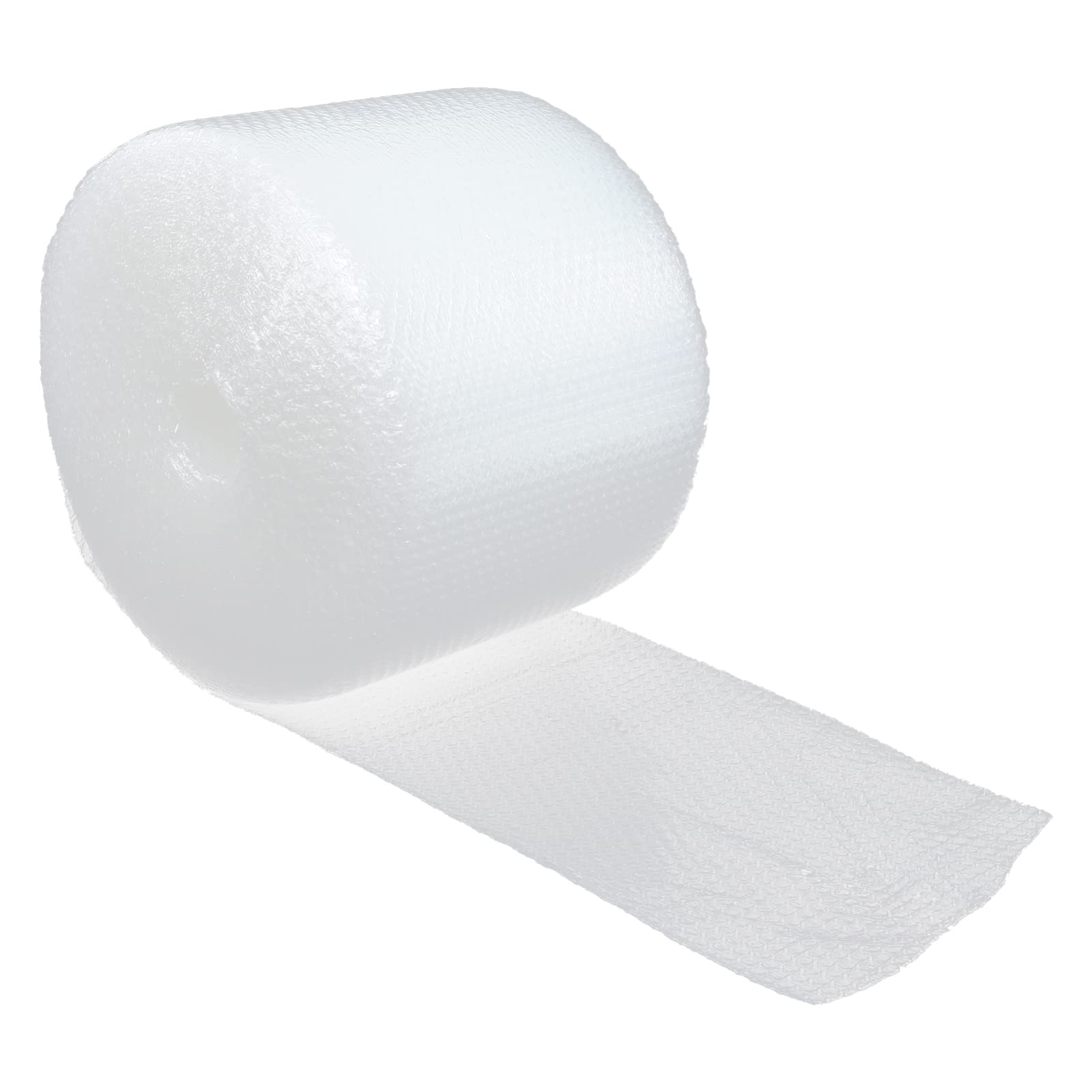 Dicke Luftpolsterfolie Rolle aus Pe, Weiß, Verpackungsmaterial | 1 Rolle, Stoßdämpfend und Leicht, Praktisch zum Tragen, Versand und Lagerbedarf