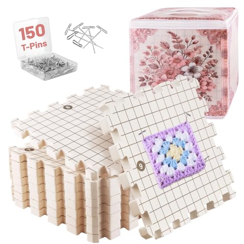 Yalumo Blocking Mats for Knitting & Crochet...