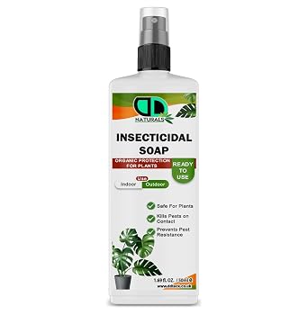 100% Natural Insecticidal Soap   Insecticidal Soap for Plants, Organic & Biodegradable Formula, Kills Aphids, Mites & Thrips, Eco-Friendly & Non-Toxic 50ml Spray