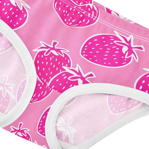 Girls' Underwear Strawberry Toddle Brief Panties 2-8 Years 203007294