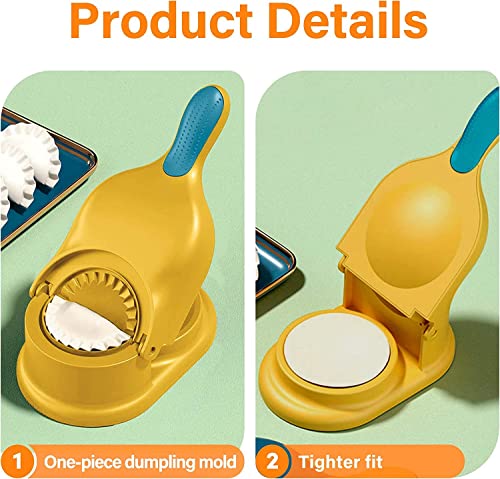 Image of Gujiya Ghughra Roti Puri and Karanji Maker Machine Strong Plastic Momos Maker Machine, 2 in 1 Manual Dumpling Maker Mould, Skin Press Mold For Ghughra Maker Press, Kitchen (Multi colour)
