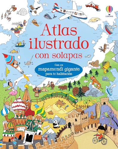 Atlas ilustrado con solapas (Solapas para aprender)