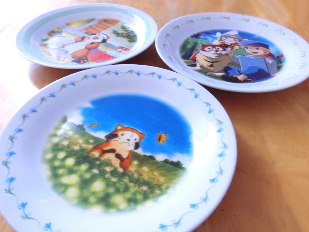 Amazon.co.jp: 懐かしアニメ食器 絵皿 陶器 単品 世界名作劇場