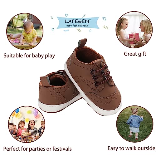 Lafegen Baby Boys Girls Classic Pu Leather Loafers Soft Sole Oxford Dress Shoes First Walking Flat Moccasins Casual Sneaker thumb #4