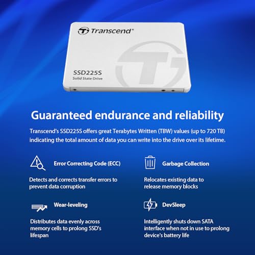 Image of Transcend 2TB 2.5 inch SATA Internal SSD | SATA III 6Gb /s | 3D NAND Flash | up to 560 /500 MB /s | DDR3 DRAM | 3 Yrs Warranty | Fastest Solid State Drive | TS2TSSD225S