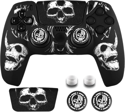 Coque silicone PS5 blanche et accessoires de personnalisation pour manette salon