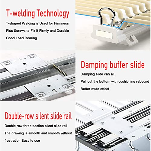 Organisateur de rail de garde-robe rétractable et rack pantalon