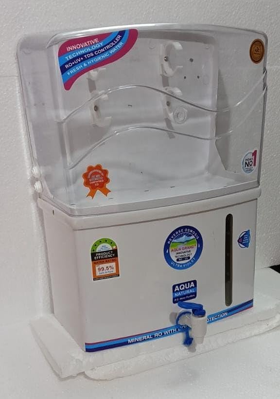 Image of AQUA Ro CABINET Plastic Ro Water Purifier Cabinet Body for Self All Ro Sutable Assembling (ONLY CABINET) (White) + TAP