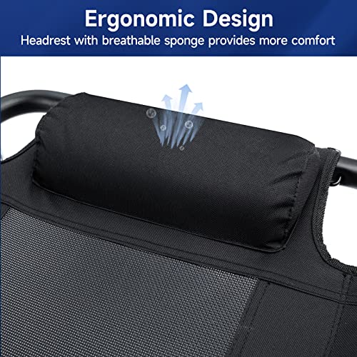 Workpro Foldable Mesh Creeper, 40-Inch Automotive Creeper With Padded Headrest And 4 Caster Wheels, 350 Lbs Capacity Rolling Garage Creeper, Black #TOP6