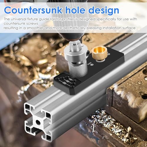 Guide de perçage de profilé aluminium pour monter votre châssis de simulateur
