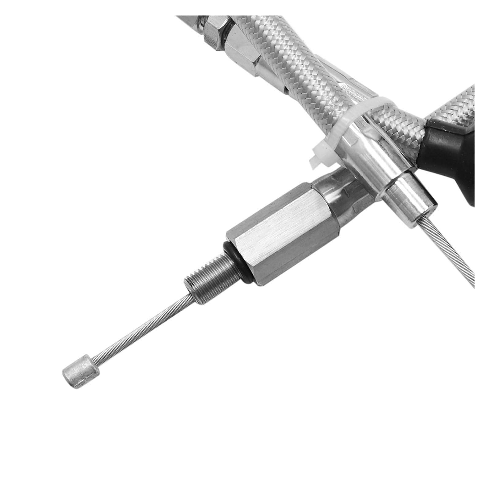 Cable de Embrague for Motocicleta, 140cm, 160cm, 180cm, Compatible con Harley | Touring Electra Street Road Glide Road King Sportster XL1200 Hierro 883(Silver 160cm)