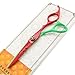 Produktbild JEISENYU Professionelle Friseurschere, 15,2 cm, Friseurschere, Effilierscheren-Set mit Etui für Damen und Herren (rot + grün)