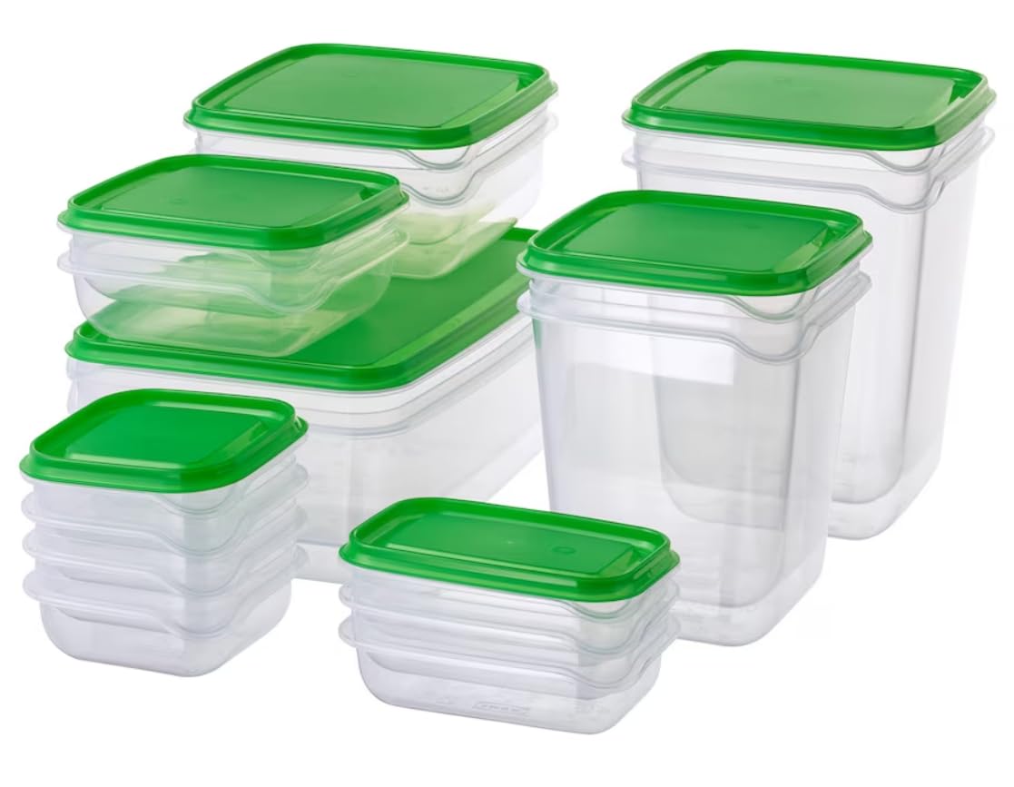 Ikea Plastic Pruta Bpa Free Food Container, Set of 17, Microwave, Freezer, Dishwasher-Safe , From#Bestshop201314 (B01LWEMKG6) Amazon Price History, Amazon Price Tracker