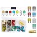 ACBungji Auto Car Micro II 2 Blade Fuse Upgraded Kit Assortment 5A 7.5A 10A 15A 20A 25A 30A ATO ATC 50 Pieces for SUV Truck RV