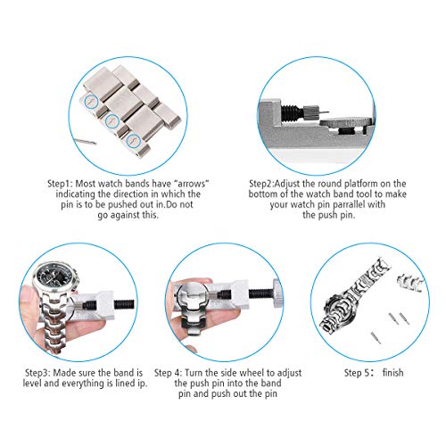 Watch Band Tool Kit    - Watch Link Remover, Spring Bar Tool Set for Watch Repair and Watch Band Replacement