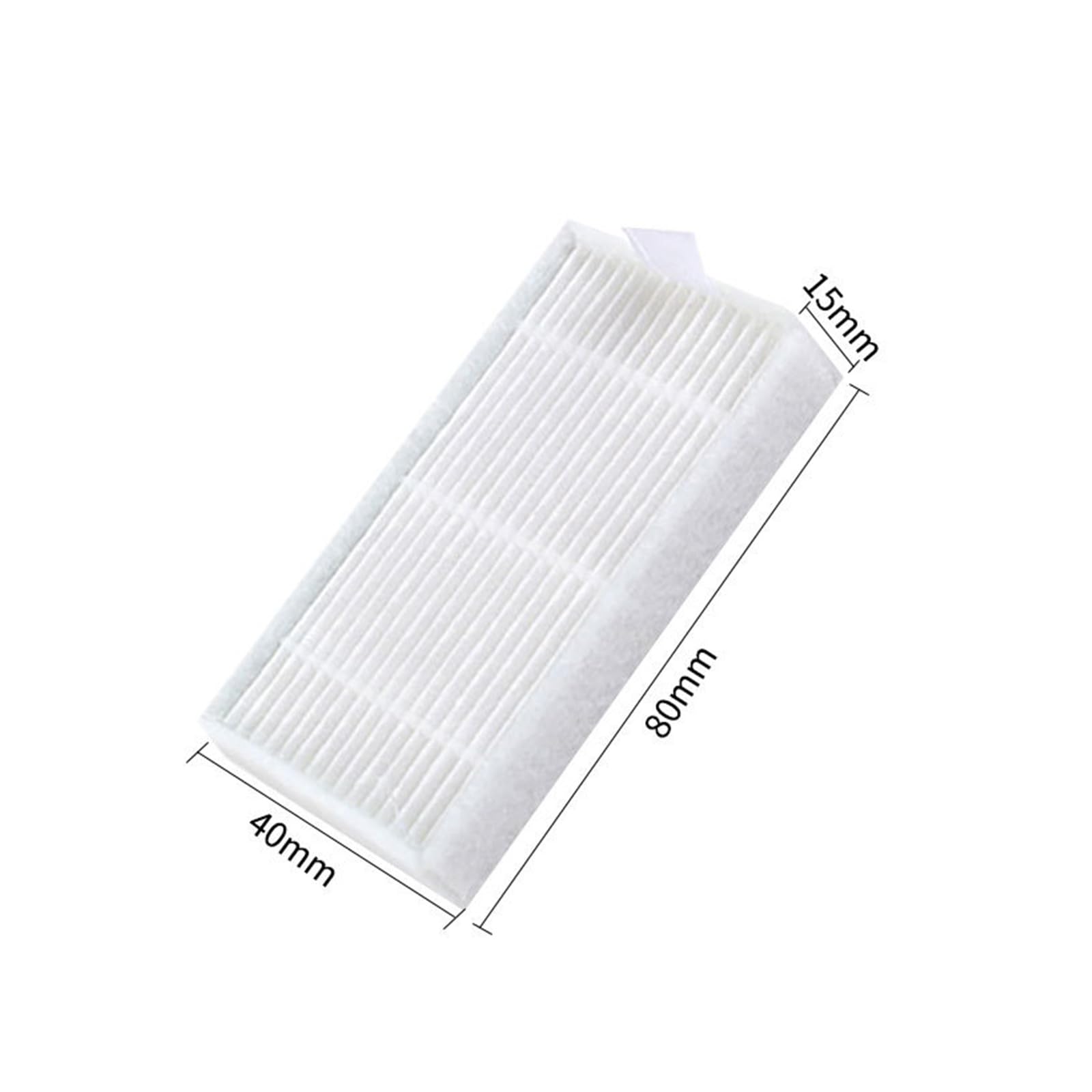 Kit filtro a vuoto di ricambio per robot aspirapolvere V3 V3S V5 V5S, filtri per aspirapolvere robot professionale e 6 spazzole laterali e 1 filtro principale e 1