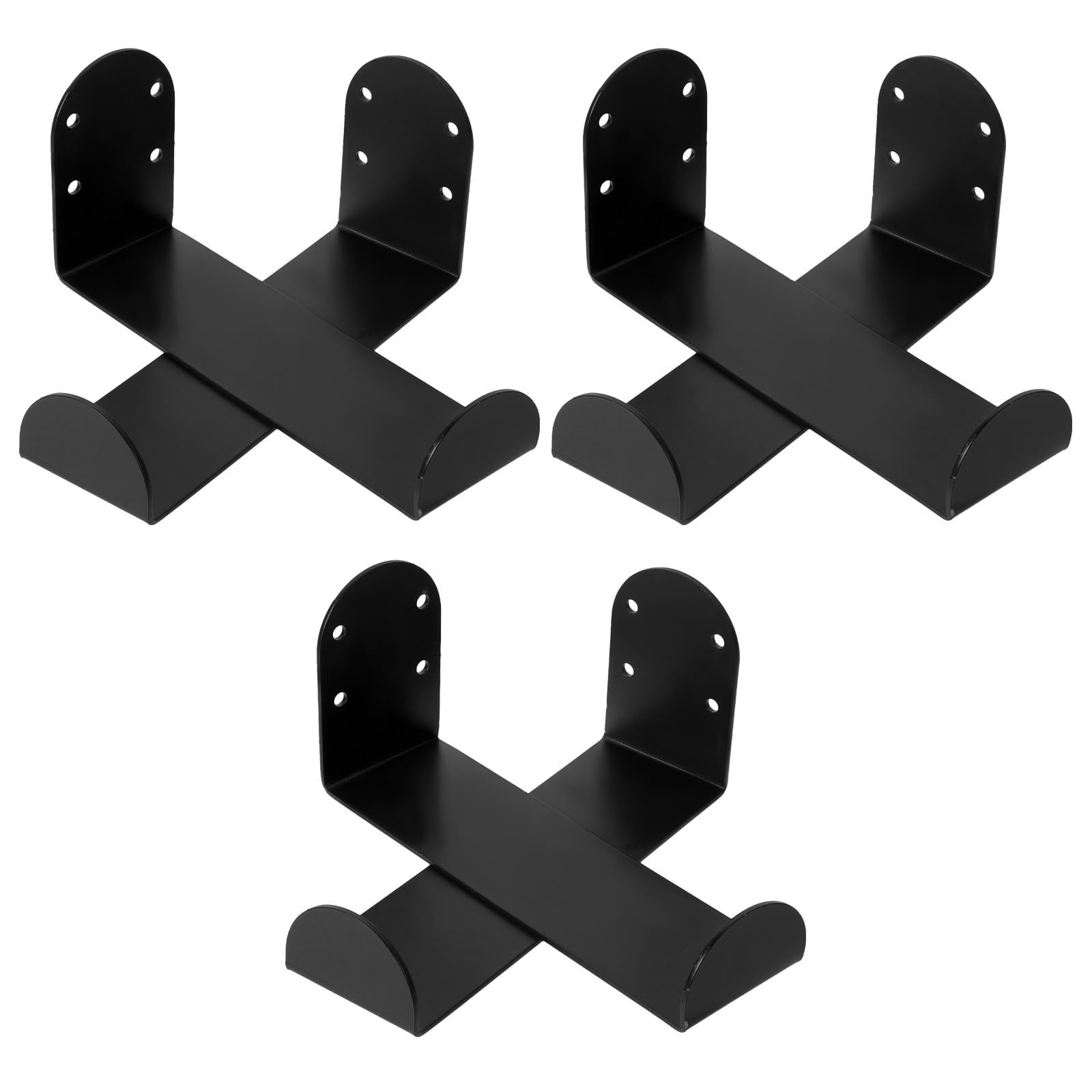 Totority 6 Pezzi Supporto da Parete per Snowboard in Metallo Nero, per Sci