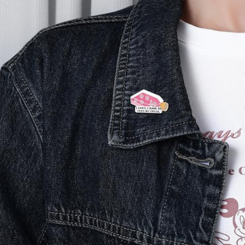 Image of Science and Medical Microscope Brooch,Colorful Enamel Lab Pin Jewelry for Scientists Laboratory Enthusiasts Badge Gifts