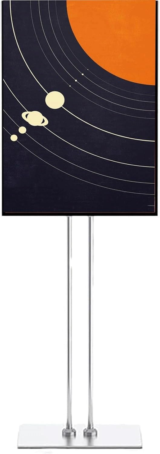 Soporte para carteles publicitarios de piso con marco duradero para carteles, vallas publicitarias y promociones (Arnto 60 x 70 cm)