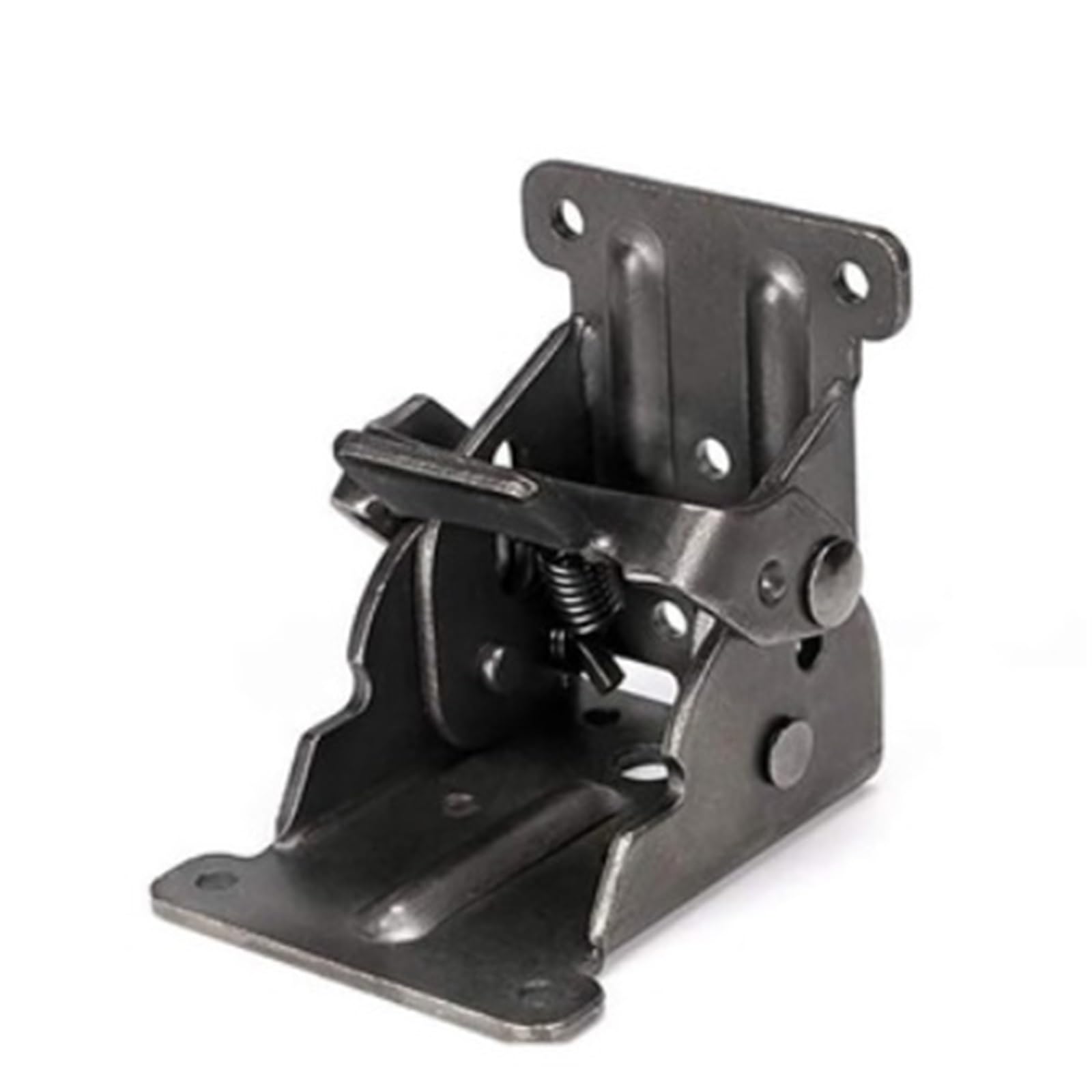 2PCS Foldable Hinge with Screws(Black-2Pcs)