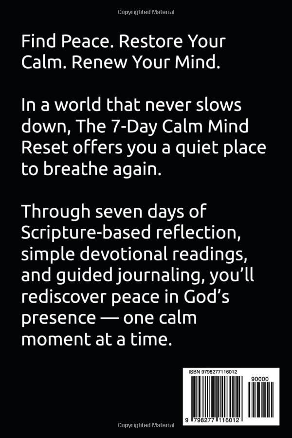 The 7-Day Calm Mind Reset: Find Peace. Restore Your Calm. Renew Your Mind. - Image 2