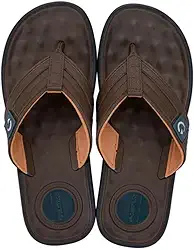 CHINELO DE DEDO MASCULINO CARTAGO 11859 ALABAMA Cor:Marron/Bege/Cinza;Tamanho:42