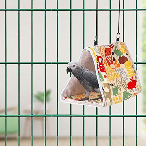Warm Parrot Cage Bird Cage Bird Supplies Ferret Hammocks Pet Cage Hammock Pet Hammock Winter Bird Bed Hanging Bird House Parrot Hammock Small Pet Bed 2,m - Image 5