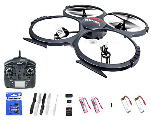 Quadcopter UDI U818A estabilidad mejorada y giros de 360 grados