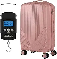 Mala De Viagem G Polipropileno Marrocos 32kg + Balança 50kg (Rose)