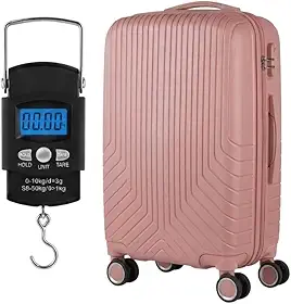 Mala De Viagem G Polipropileno Marrocos 32kg + Balança 50kg (Rose)