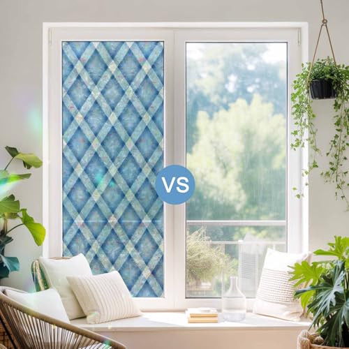 Película decorativa para ventana privacidad navy 19.6x39.3in miniatura 6