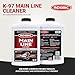 Roebic K-97 Liquid Main Line Cleaner with Bacteria Enzymes, Eliminates Organic Buildup in Sewer/Septic System and Protects from Clogs, Safe for Bathroom Toilet, 32 fl oz