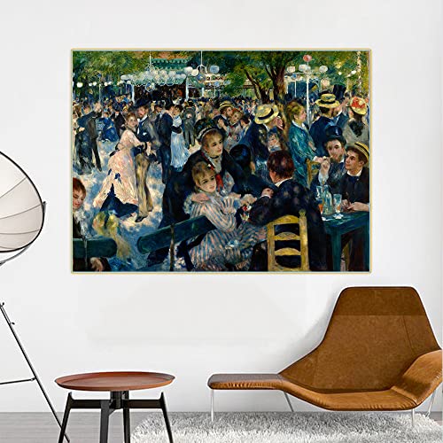 Kit de peinture 5D adultes enfants broderie diamant Renoir 30x40