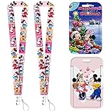 ღ【Diseño Especial】: Hay Minnie patrones lindos e interesantes en el lanyard, que son muy adecuados para la colocación diaria. Hebilla desmontable hace que sea fácil de usar lo que se adjunta, llaves, tu identificación, o cualquier otra cosa. Divertido y vibrante diseño de cordón premium que te hace tener un buen estado de ánimo.
