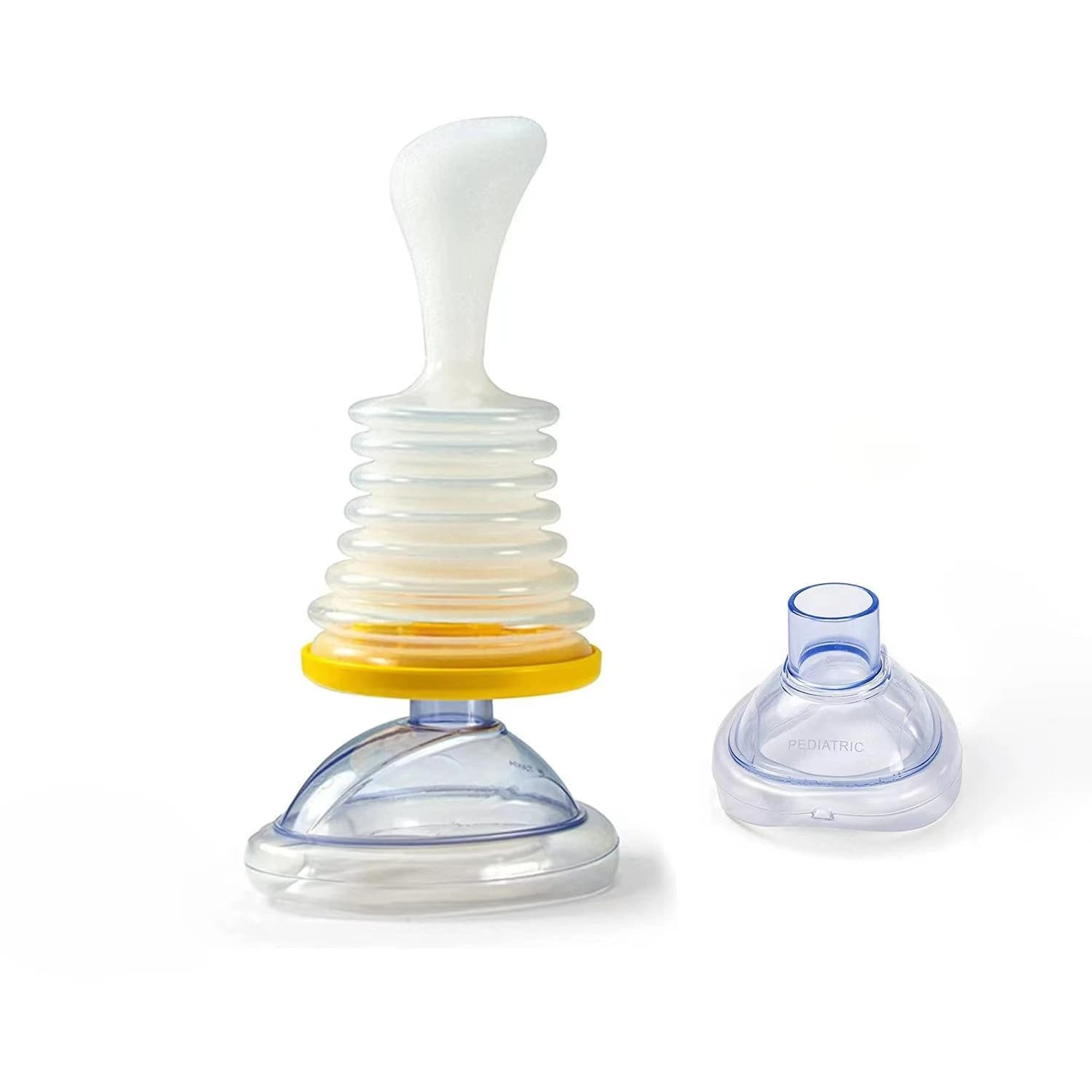 Manual Airway Clearance Device with Adult and Pediatric Suction Masks for Choking Emergencies - Portable Non-Invasive Resuscitation Tool-image-27