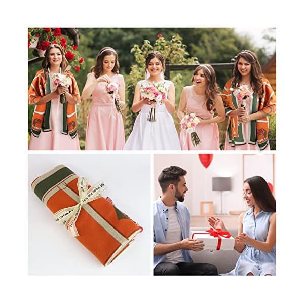 Women's Scarf Shawls and Wraps for Evening Dresses, Redhom Soft Large Blanket Pashmina for Fall Winter with Gorgeous Color - Image 7