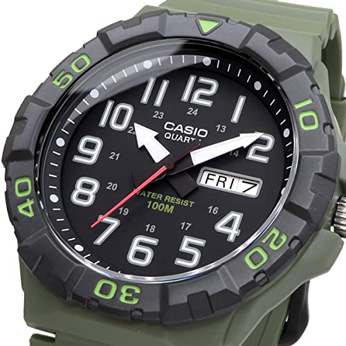[CASIO] スタンダード STANDARD ビッグフェイス BIG FACE クオーツ 腕時計 MRW-210H-3AV メンズ ミリタリーグリーン 海外モデル [並行輸入品] 商品画像2
