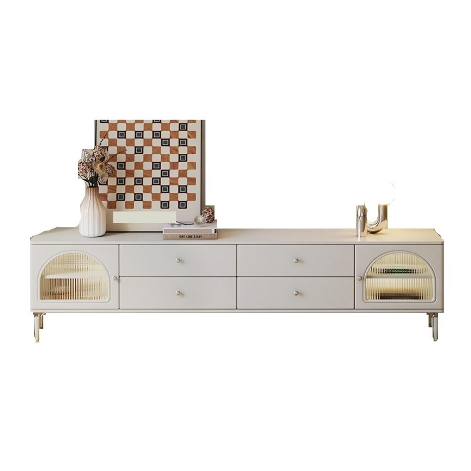 DFGHNBVC Console Farmhouse Tv Stand Entertainment Center With Storage Cabinets Media Console Table Entertainment