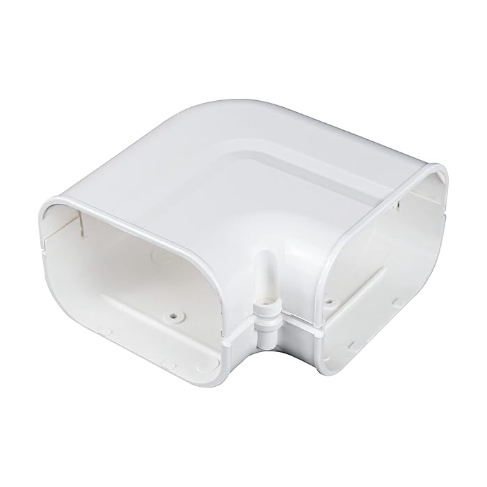 Buy GCGOODS 4" W 90° Flat Elbow, Decorative PVC Lineset Cover Kit Parts