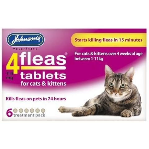 Johnsons 4Fleas Cat Flea Tablets - 6 Pack Cover